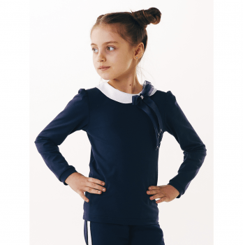 Детская блузка для девочки Smil Темно-синий от 11 до 14 лет 114647