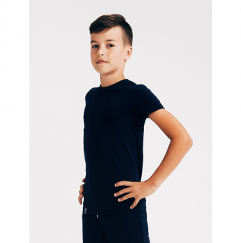 Детская футболка для мальчика Smil Темно-синий 7-10 лет 110543