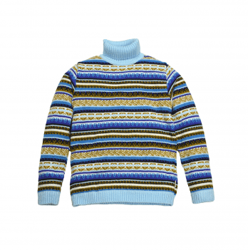 Вязаный свитер детский Дайс Синий 6-7 лет 08213204-1