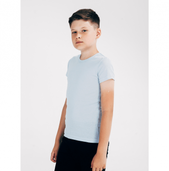 Детская футболка для мальчика Smil Голубой 12-13 лет 103503