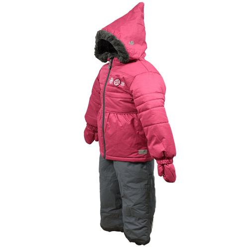 Зимний костюм детский куртка и полукомбинезон Perlimpinpin Розовый от 1.5 до 2.5 лет VH233C