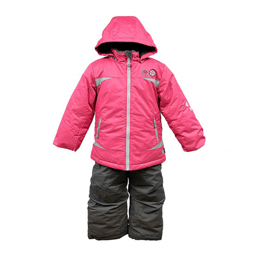 Зимний костюм детский куртка и полукомбинезон Perlimpinpin Розовый от 7 до 9 лет VH237C