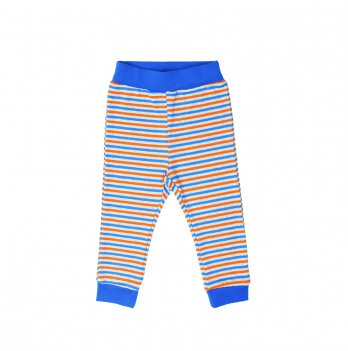 Штаны детские Smil Активный малыш полоска Оранжевый/Синий 6 месяцев - 1,5 года 115412