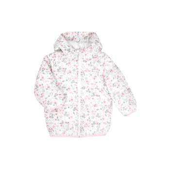 Демисезонная куртка детская Evolution (Goldy) Цветочки Белый 1,5-4 года 24-ВД-20
