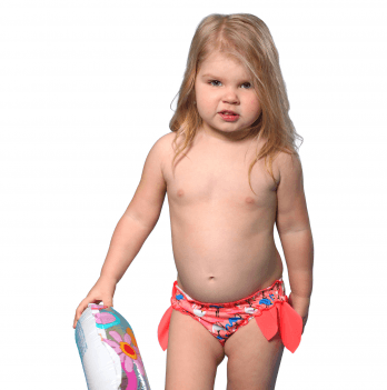 Детские плавки для девочки Keyzi Коралловый 2 года Baby slip