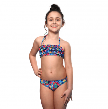 Раздельный купальник для девочки Keyzi Синий 7-11 лет Sabrina 2psc