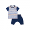 Костюм футболка и бриджи для мальчика Smil На абордаж Синий/Голубой 9-18 месяцев 113268