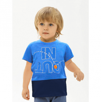 Детская футболка для мальчика Smil Синий от1.5 до 3.5 лет 110584
