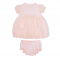 Комплект детское платье и трусики Smil Нарядная одежда Персиковый 6-18 месяцев 109059-1