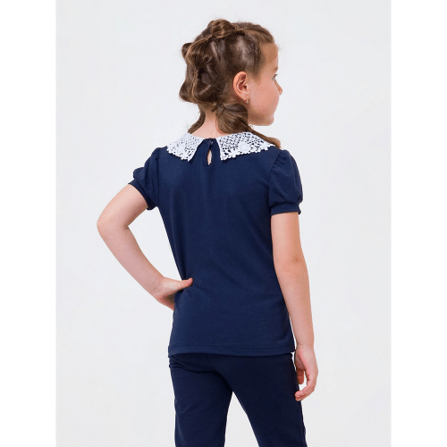 Детская блузка для девочки Smil Темно-синий на 11 лет 114764