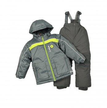 Зимний костюм детский куртка и полукомбинезон Perlimpinpin Серый от 7 до 8 лет VH240C