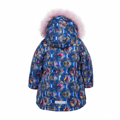 Зимняя куртка детская Evolution (Goldy) с принтом Синий 1-3 года 32-ЗД-19