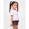 Детские шорты для девочки Smil Розовый цитрус Серый 4-6 лет 112352