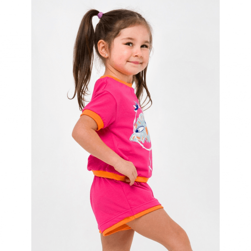 Детские шорты для девочки Smil Розовый цитрус Малиновый 4-6 лет 112352