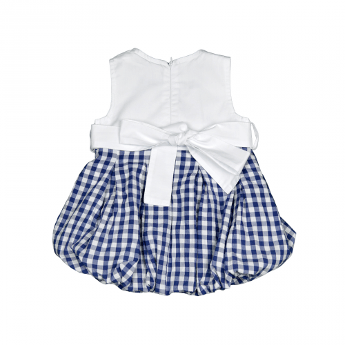 Платье детское Turkey Белый/Синий 6-12 месяцев 12341
