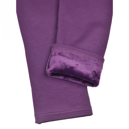 Теплые лосины на девочку Lafleur Фиолетовый 7-9 лет Л4201