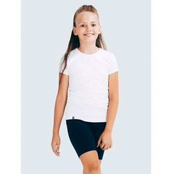 Детская футболка для девочки Smil Белый на 7 лет 110593-1
