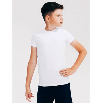 Детская футболка для мальчика Smil Белый 7-10 лет 110608-1
