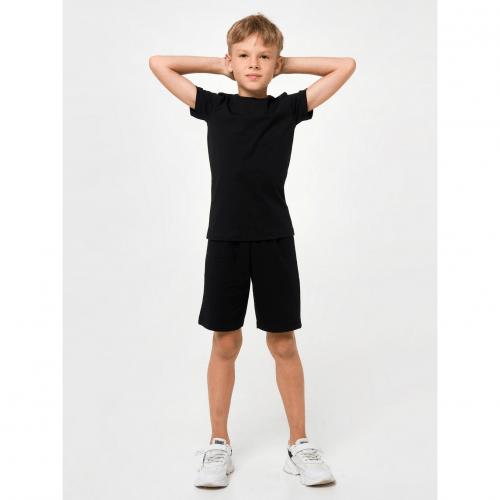 Детская футболка для мальчика Smil Черный 8-10 лет 110565