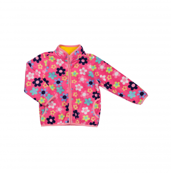 Флисовая кофта детская JOIKS Цветочки Розовый 7-8 лет F856