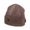 Вязаная шапка детская зимняя Девид стар Мокко 3-4 года 2213-1