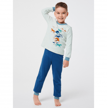 Пижама детская Smil Тихий лес Синий/Голубой 1,5 года 104511