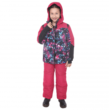 Зимний костюм детский куртка и полукомбинезон Conifere Вишневый 9 лет CF16602