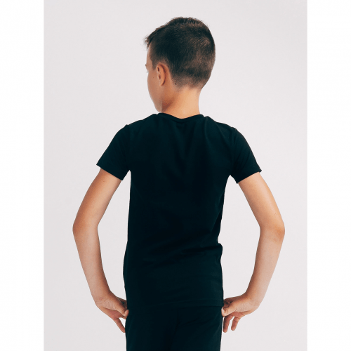 Детская футболка для мальчика Smil Черный 2-3 года 110559