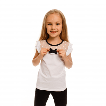 Детская блузка для девочки Vidoli от 7 до 8 лет Белый G-22948S_white