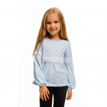 Детская блузка для девочки Vidoli Голубой от 9 до 11 лет G-22952W_blue