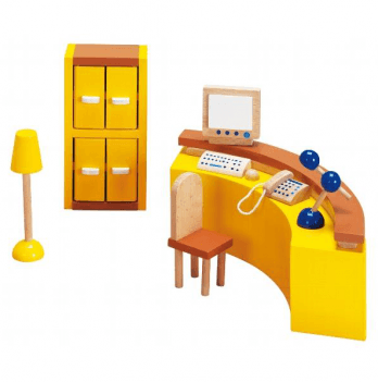 Мебель для кукольного домика goki Офис Ресепшн 51696G