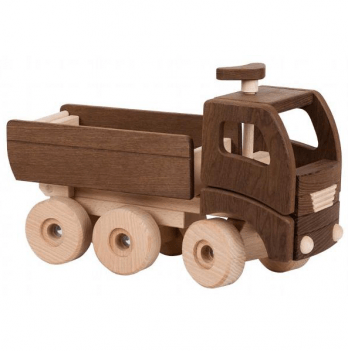 Детская машинка из дерева Самосвал натуральный 55914