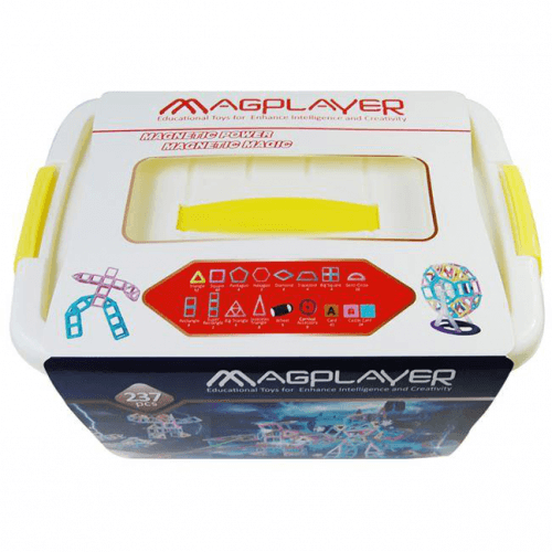 Конструктор Magplayer Магнитный набор бокс 237 шт MPT2-237