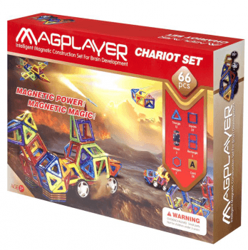 Конструктор Magplayer Магнитный набор 66 шт MPA-66