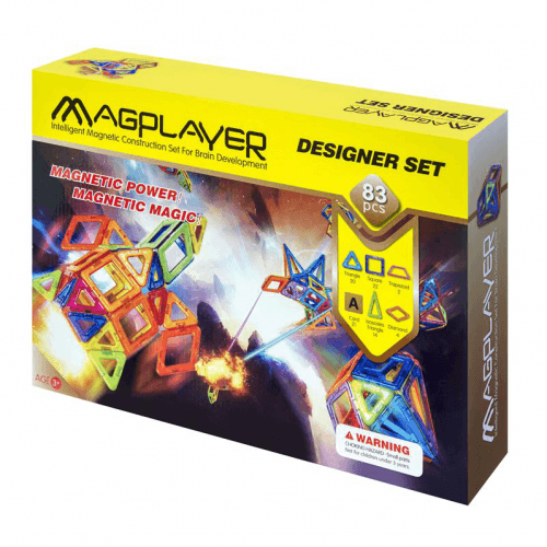 Конструктор Magplayer Магнитный набор 83 шт MPA-83