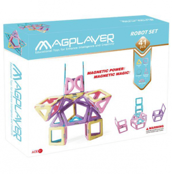 Конструктор Magplayer Магнитный набор 41 шт MPH2-41