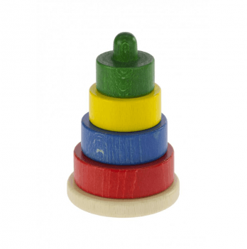 Детская игрушка пирамидка Nic Этажная разноцветная NIC2312
