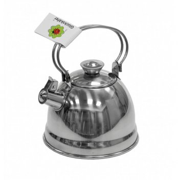 Посудка детская чайник nic Металлический со свистком 11 см NIC530355