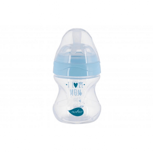 Антиколиковая бутылочка для кормления Nuvita Mimic Cool 150 мл Синий NV6011AZZURO