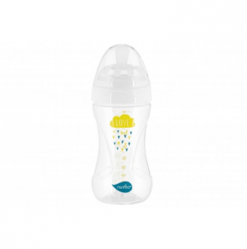 Антиколиковая бутылочка для кормления Nuvita Mimic Cool 250 мл от 3 месяцев Белый NV6031BIANCO