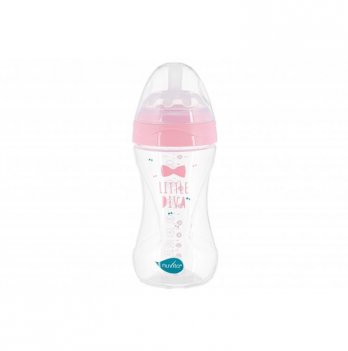 Антиколиковая бутылочка для кормления Nuvita Mimic Cool 250 мл от 3 месяцев Розовый NV6031ROSA