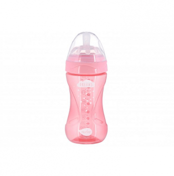 Антиколиковая бутылочка для кормления Nuvita Mimic Cool 250 мл от 3 месяцев Розовый NV6032PINK