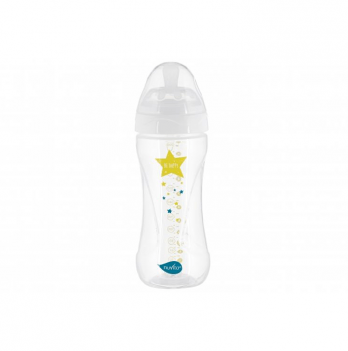 Антиколиковая бутылочка для кормления Nuvita Mimic Cool 330 мл от 4 месяцев Белый NV6051BIANCO