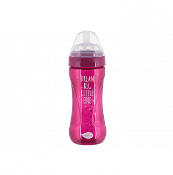 Антиколиковая бутылочка для кормления Nuvita Mimic Cool 330 мл от 4 месяцев Пурпурный NV6052PURPLE
