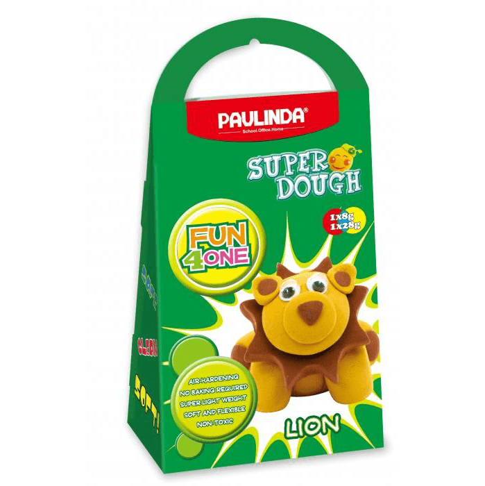 Пластилин Paulinda Super Dough Fun4one Лев PL-1542 Пластилин Paulinda Super Dough Fun4one Лев PL-1542