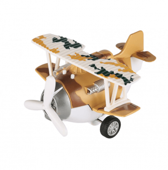 Детская игрушка самолет Same Toy Aircraft Металлический инерционный Коричневый SY8016AUt-3