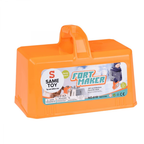 Игровой набор для песочницы или снега Same Toy Fort Maker 2 в 1 Оранжевый 618Ut-2