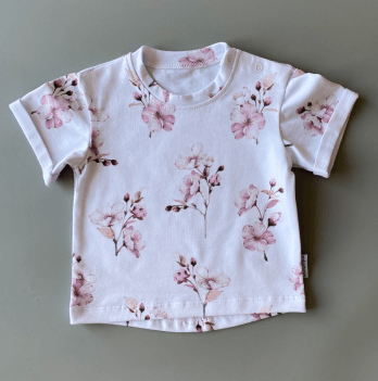 Детская футболка для девочки Boonyx Cherry Blossom Белый от 2 до 4 лет BonFuT-144-01