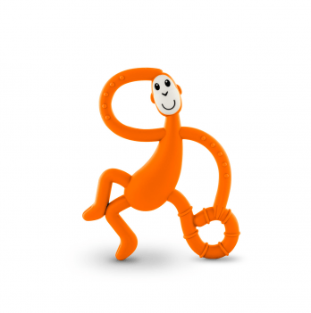 Прорезыватель для зубов Matchstick Monkey Танцующая Обезьянка 14 см Оранжевый MM-DMT-005