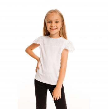 Детская блузка для девочки Vidoli от 7 до 8 лет Белый G-22957S_white